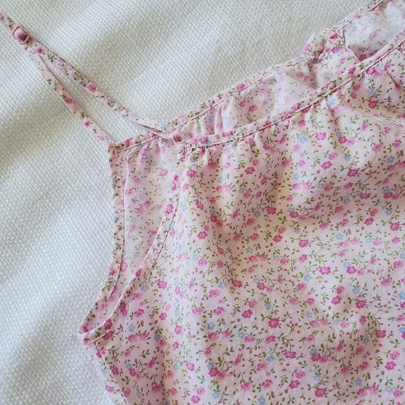 GAP Floral Print Adjustable Strap Cotton Camisol - Large - Picture 5 of 7
